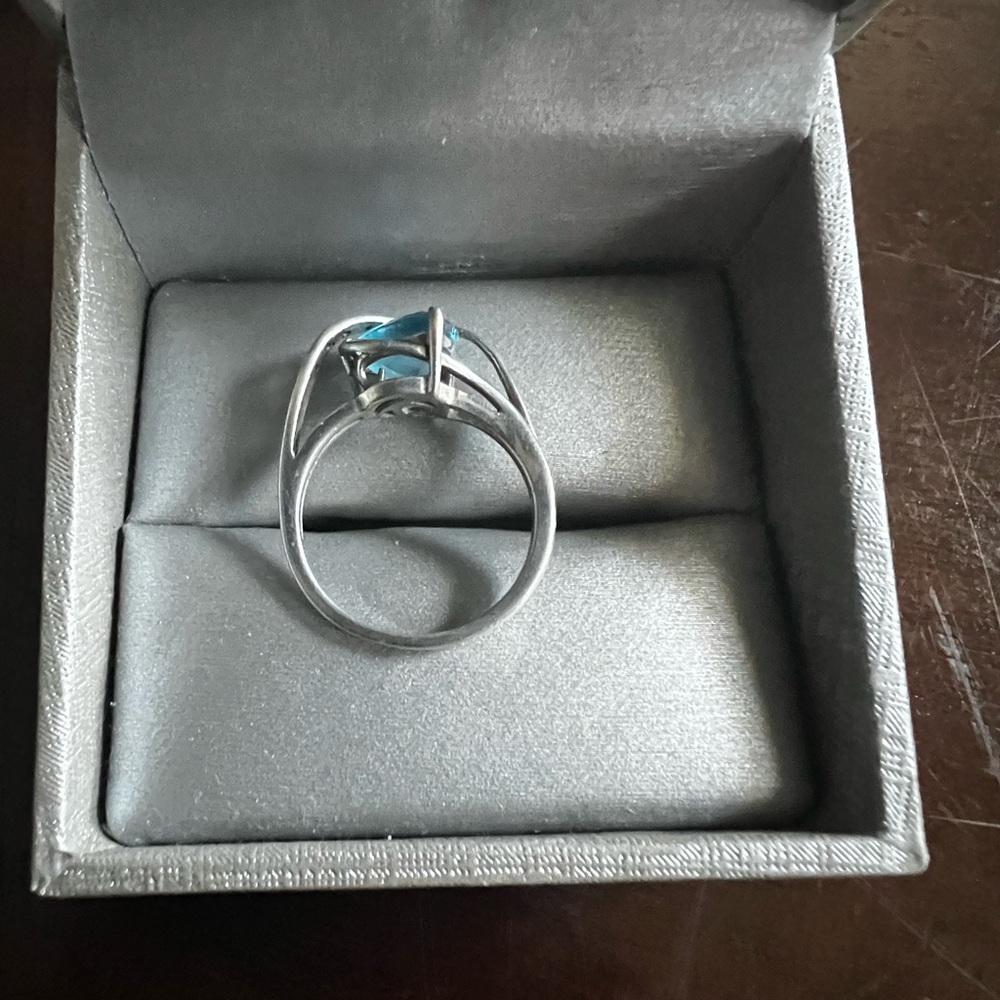 Blue stone ring - Picture 3 of 3